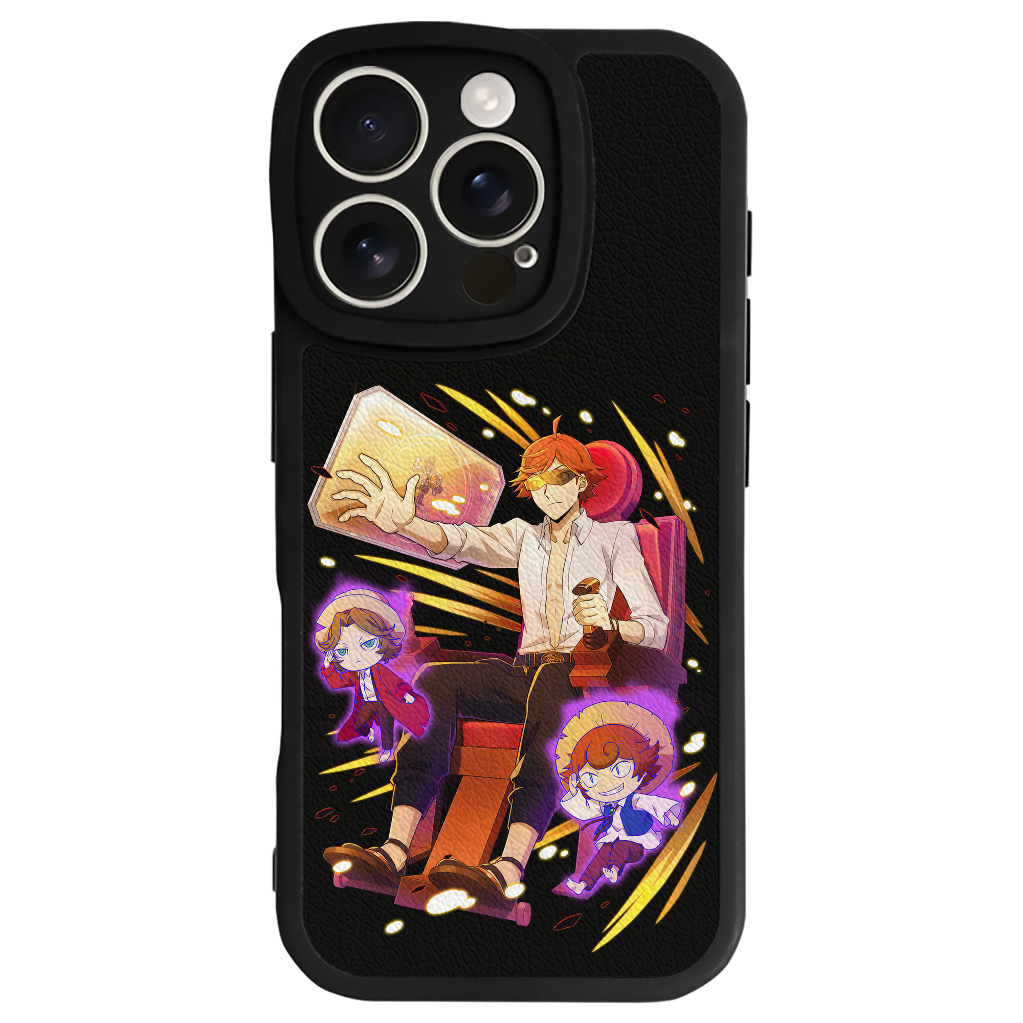 （画像用） 文豪ストレイドッグス Bungo Stray Dogs 【iPhone 16シリーズ対応】シリコンスマホケース（レザー調） 材質：シリコン